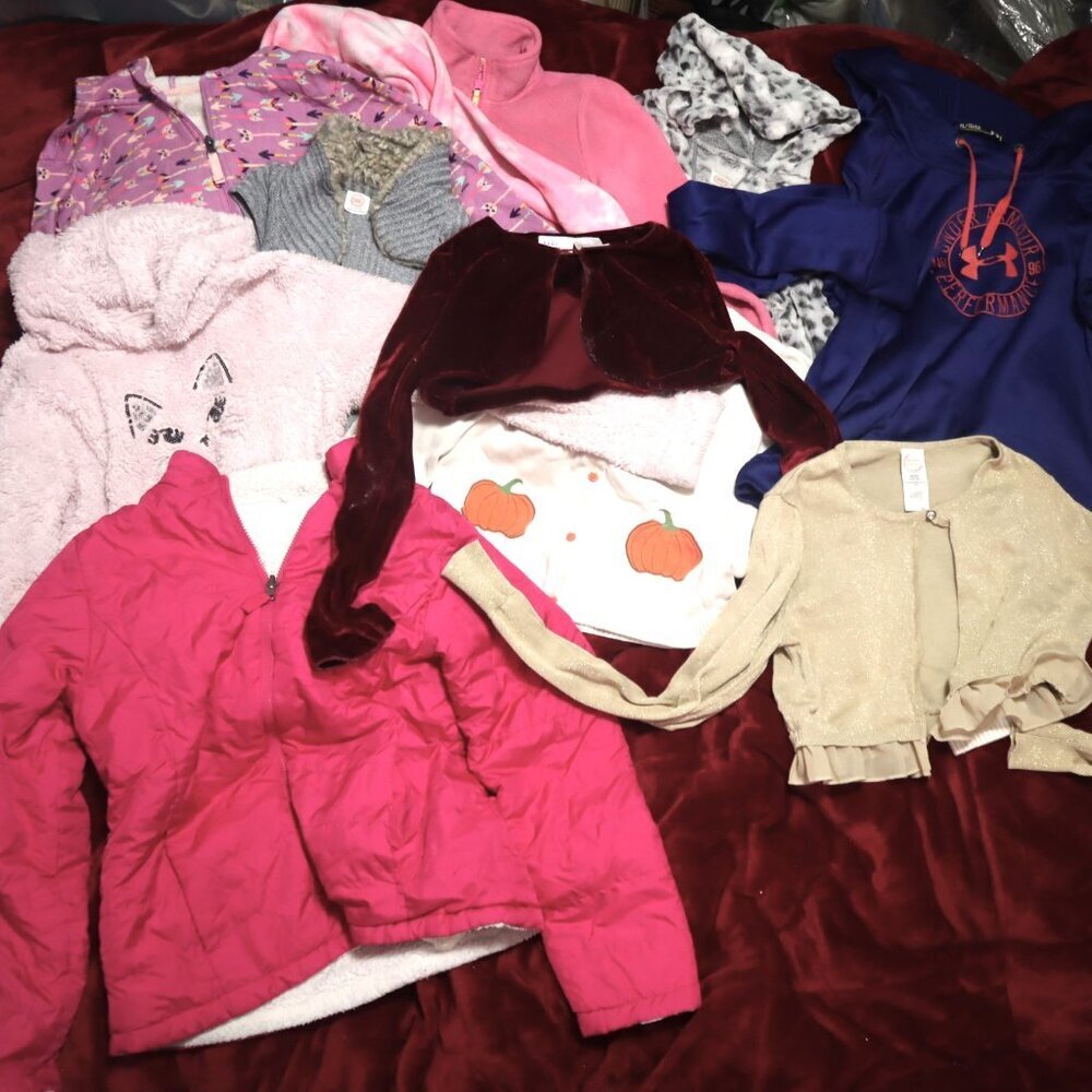 LOT OF 11 TWEEN GIRL JACKETS & COATS 8-16 Winter Fall Spring School Dress Casual